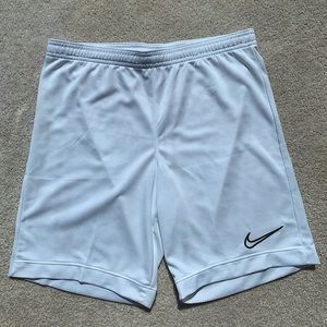 Nike | Dri-FIT Academy Knit Soccer Shorts | WHITE - SMALL
